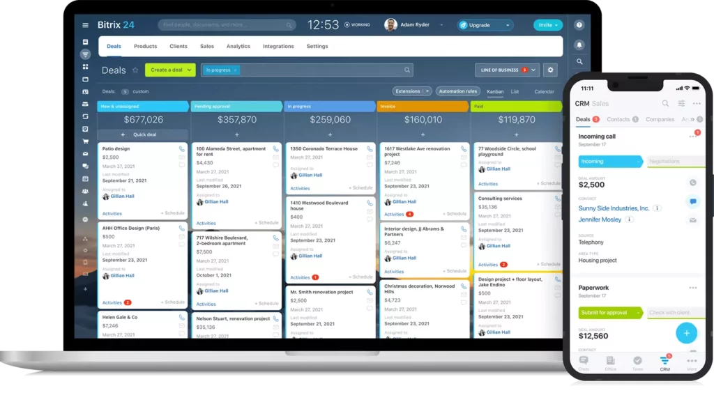 Bitrix24 CRM Software