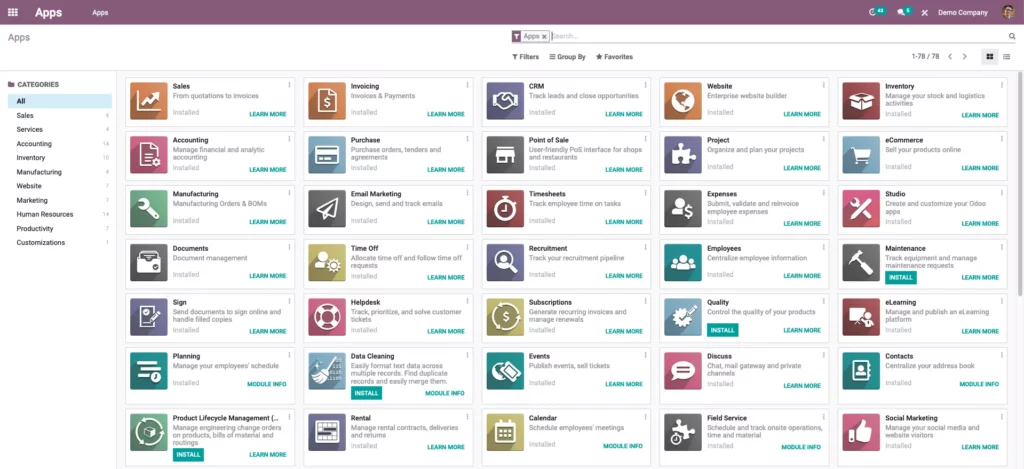 Odoo ERP Software