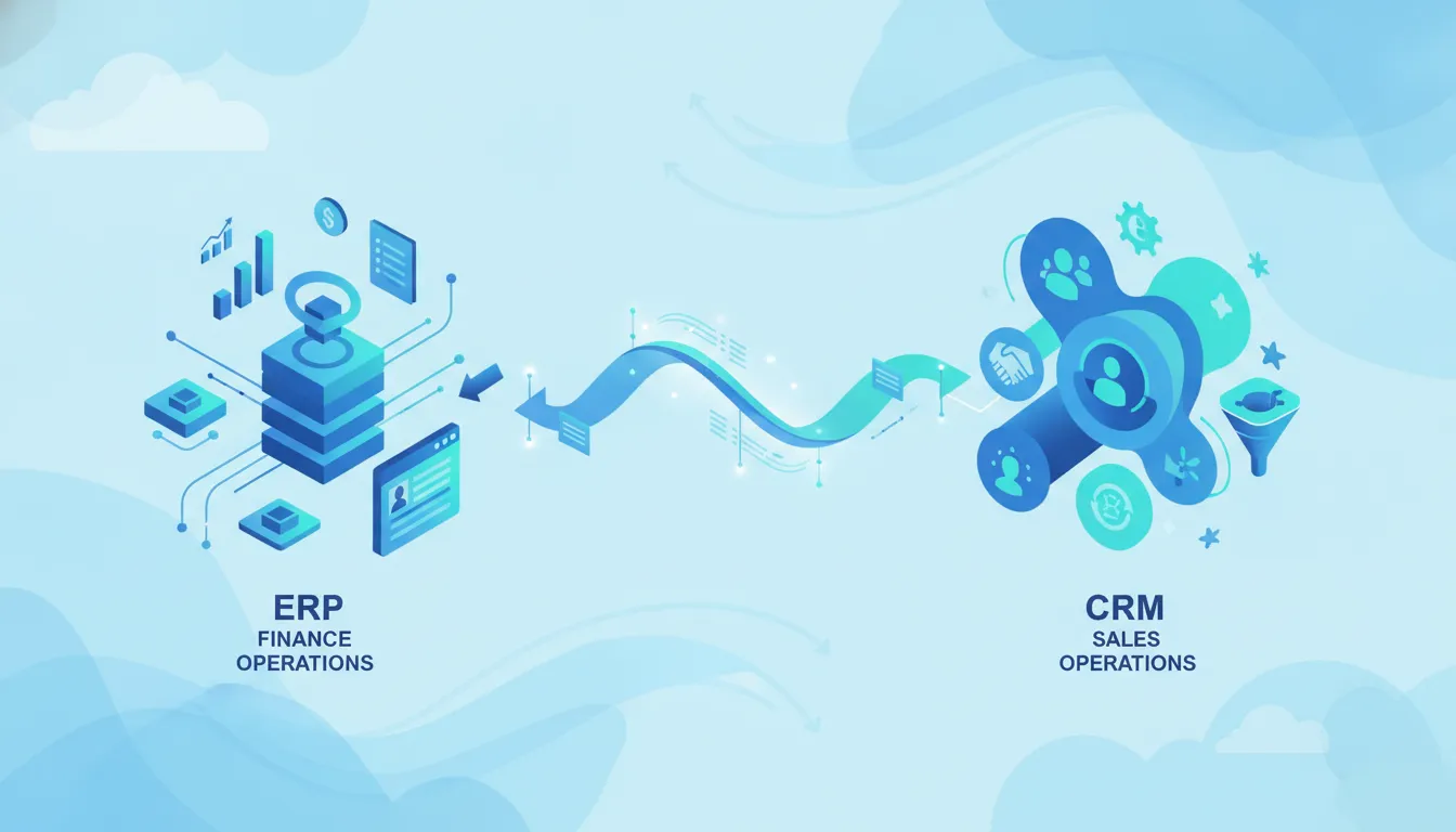 ERP vs CRM: Where Each System Starts, Stops, Connects
