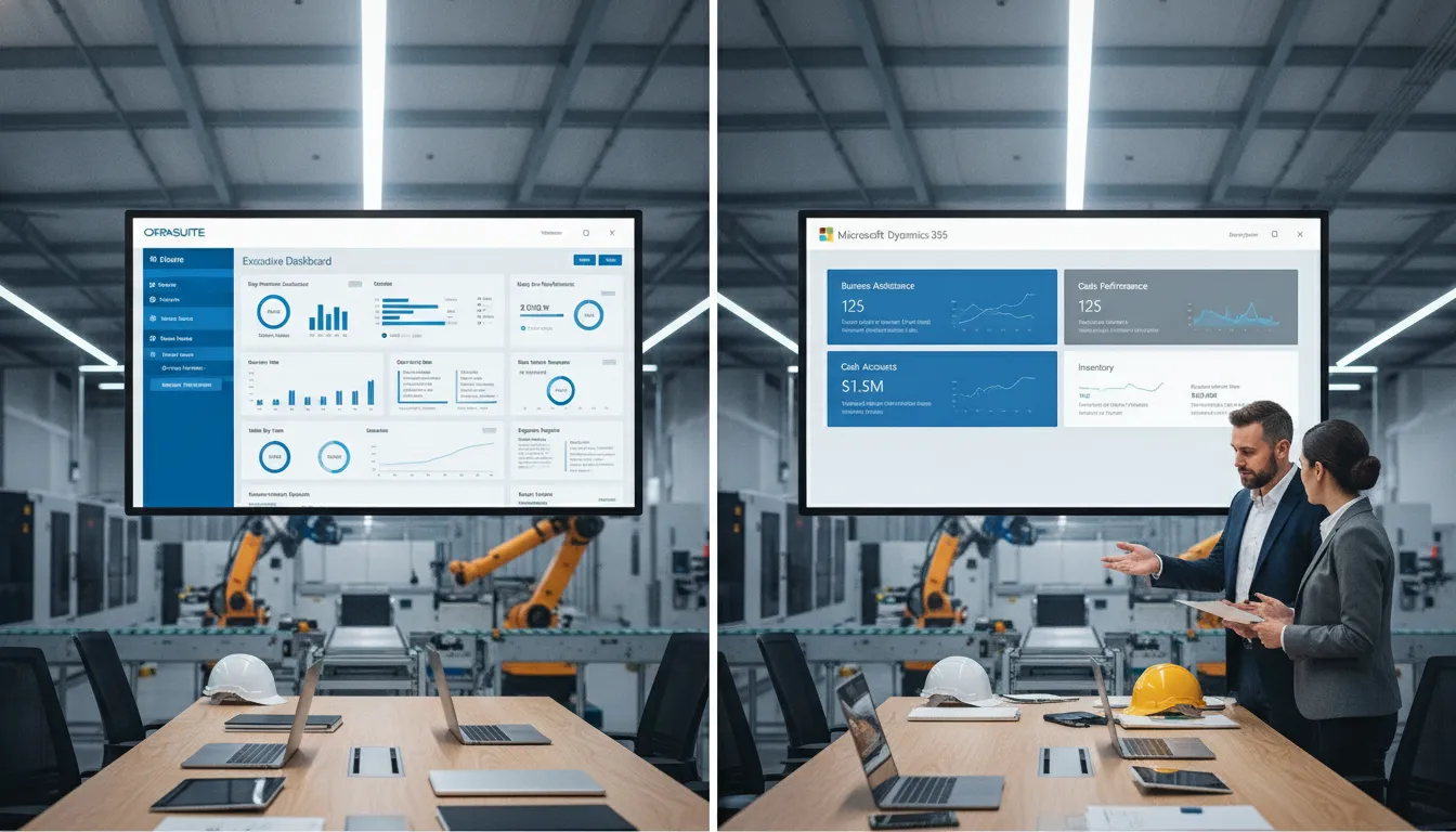 NetSuite vs Business Central for Manufacturing Guide